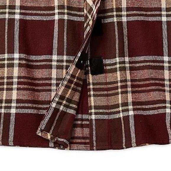 Arizona Juniors Womens Long Sleeve Adaptive Oversized Button-Down Shirt - Picture 5 of 5